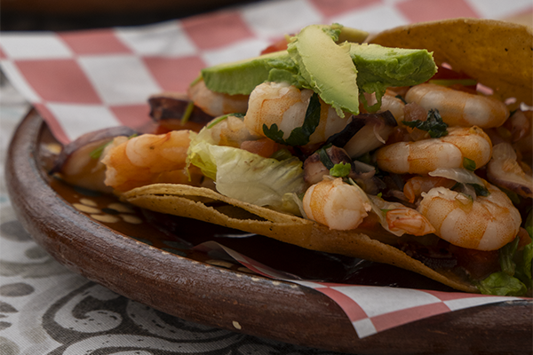 Tostadas de Camaron